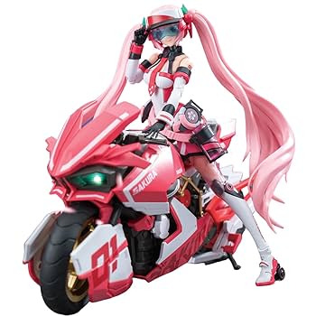 積*活様 ガンプラセット 初音ミクとバイク付きジャンク Amazon | HiPlay ソースキル SOSKILL 桜ミク-ピンクサウンド